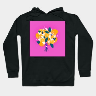 Summer perfect bright lemon bouquet Hoodie